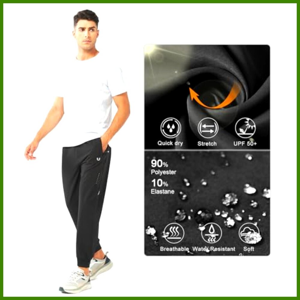Lightweight Quick Dry Polyester Spandex Joggers W… - image 6